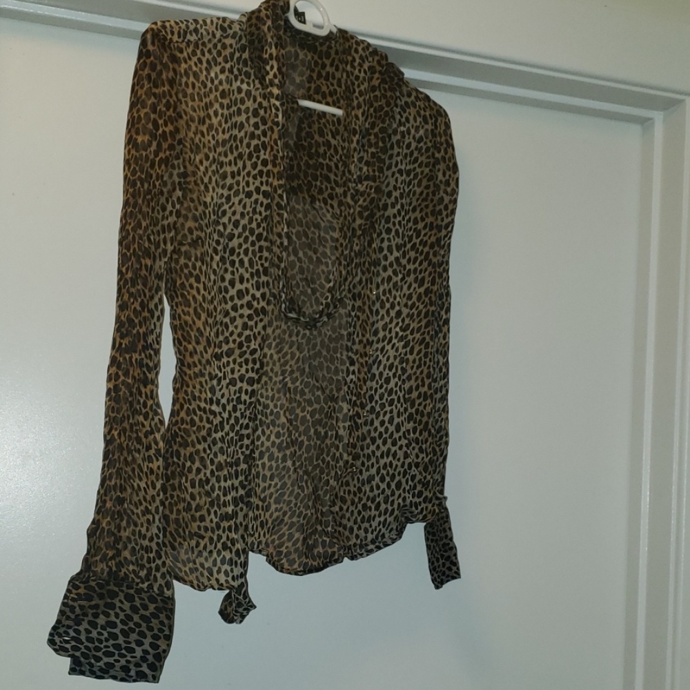 Dolce & Gabbana Button down w/attached neck tie